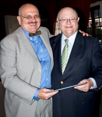 Robert Powell and President Mark Yudof